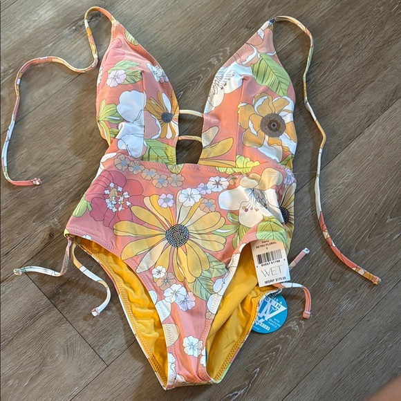 WET Darcy Retro Floral Swim NWT - Picture 1 of 4
